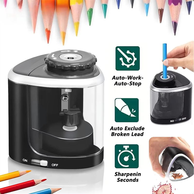 Electric Pencil Sharpener Usb - Электрическая точилка для карандашей, настольная автоматическая