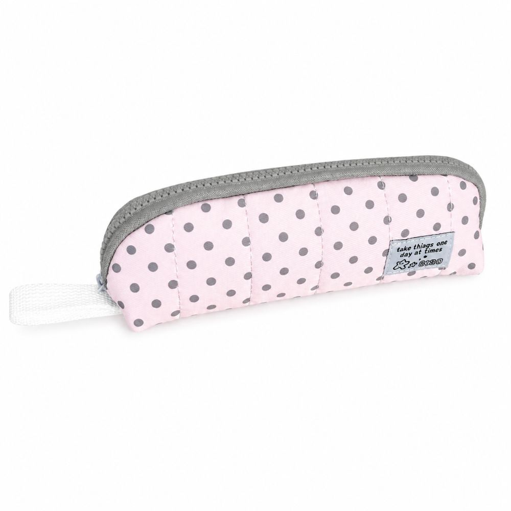Стильный пенал в горошек, коре – обзор и цена Aesthetic Large Pencil Case Pouch