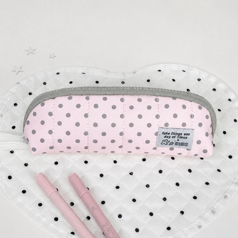 Стильный пенал в горошек, коре – обзор и цена Aesthetic Large Pencil Case Pouch