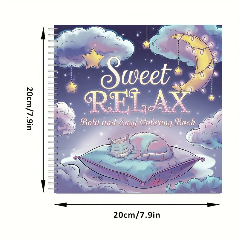 Книга-раскраска Sweet Relax дл – обзор и цена School Supplies