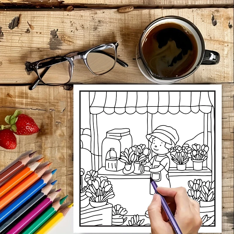 Книга-раскраска Sweet Relax дл – обзор и цена School Supplies