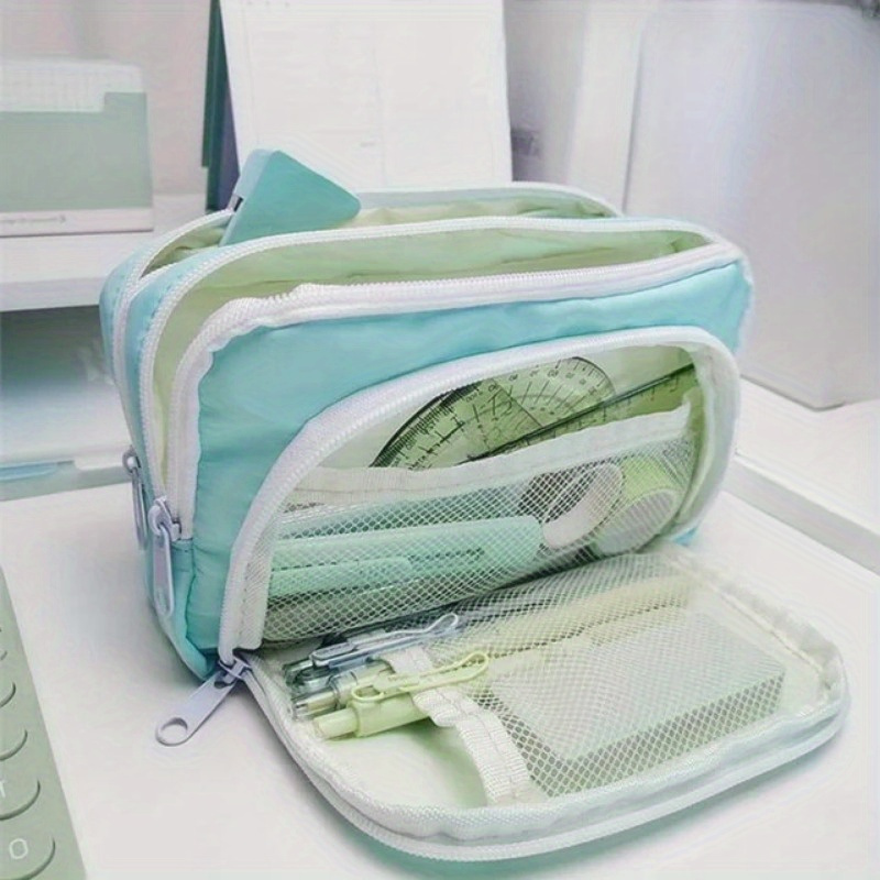 Эстетичный пенал для девочек б – обзор и цена Aesthetic Large Pencil Case Pouch