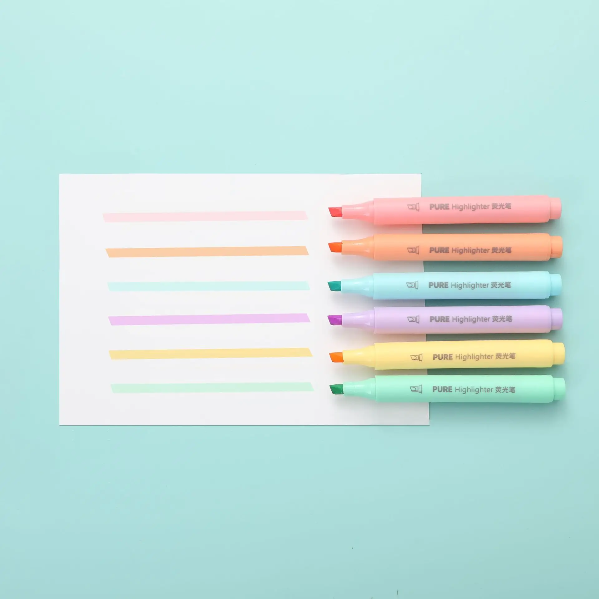 Набор из 6 штук: пастельные цв – обзор и цена Pastel Highlighter Set Double Ended
