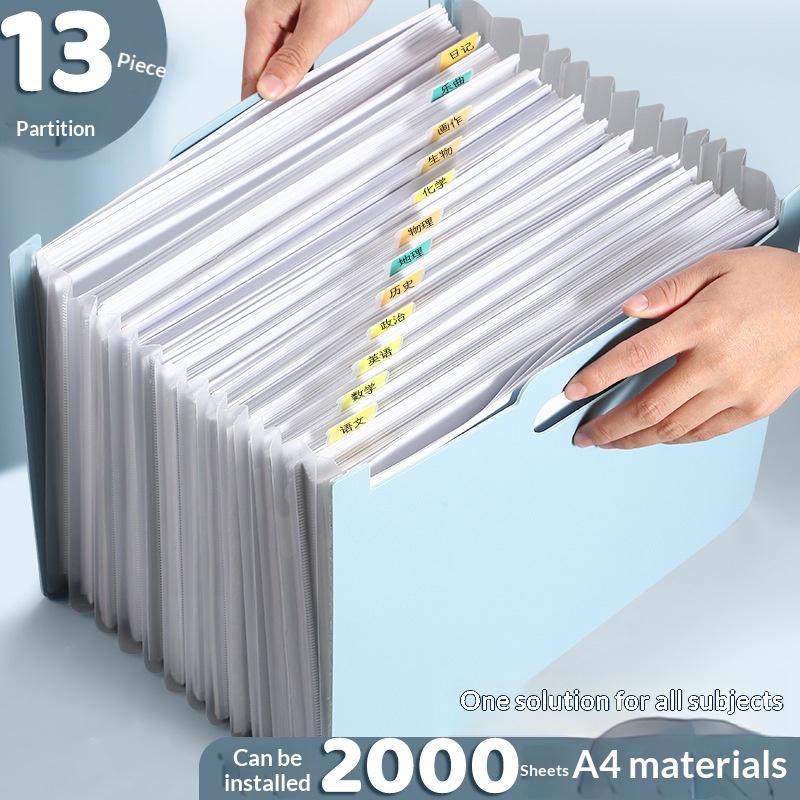 Папка-органайзер формата A4 с  – обзор и цена Expandable Accordion File Folder 13 Pockets