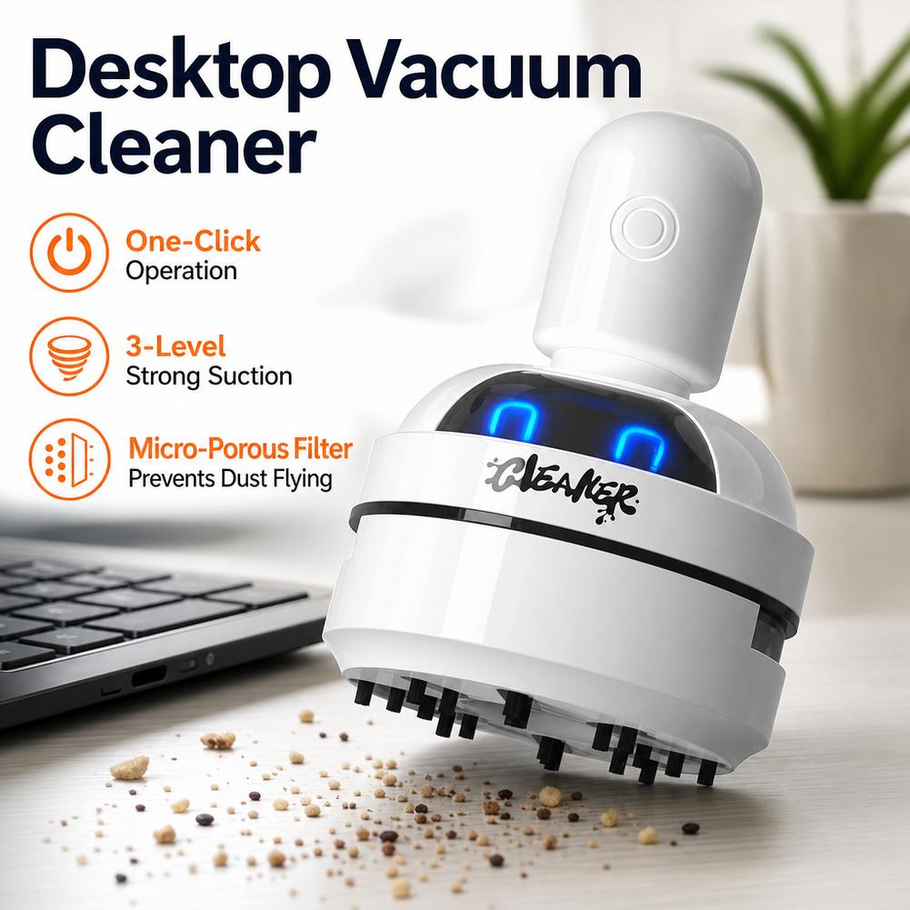 Бесшумный настольный мини-пыле – обзор и цена Mini Desktop Vacuum Cleaner For Eraser Dust